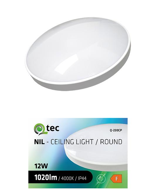 Stropná lampa QTEC 12W 4000K,2