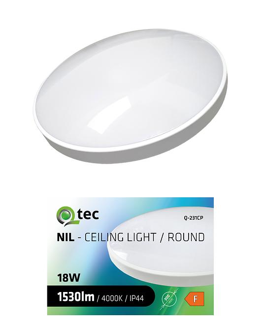 Stropná lampa QTEC 18W 4000K,3