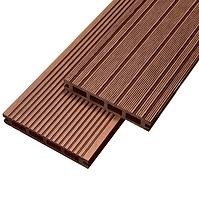 Kompozitná terasová doska MERCADO Basic hnedá 2000x120x20 mm