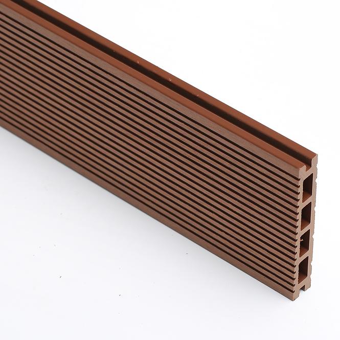 Kompozitná terasová doska MERCADO Basic hnedá 2000x120x20 mm