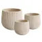 KVETINÁČ HC30020-3S 24X24X21 BÉŽOVÝ,2