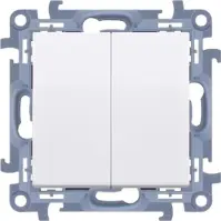 Vypínač lustrový CW5BL.01/11 s podsvietením LED biely