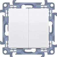 Vypínač lustrový CW5BL.01/11 s podsvietením LED biely