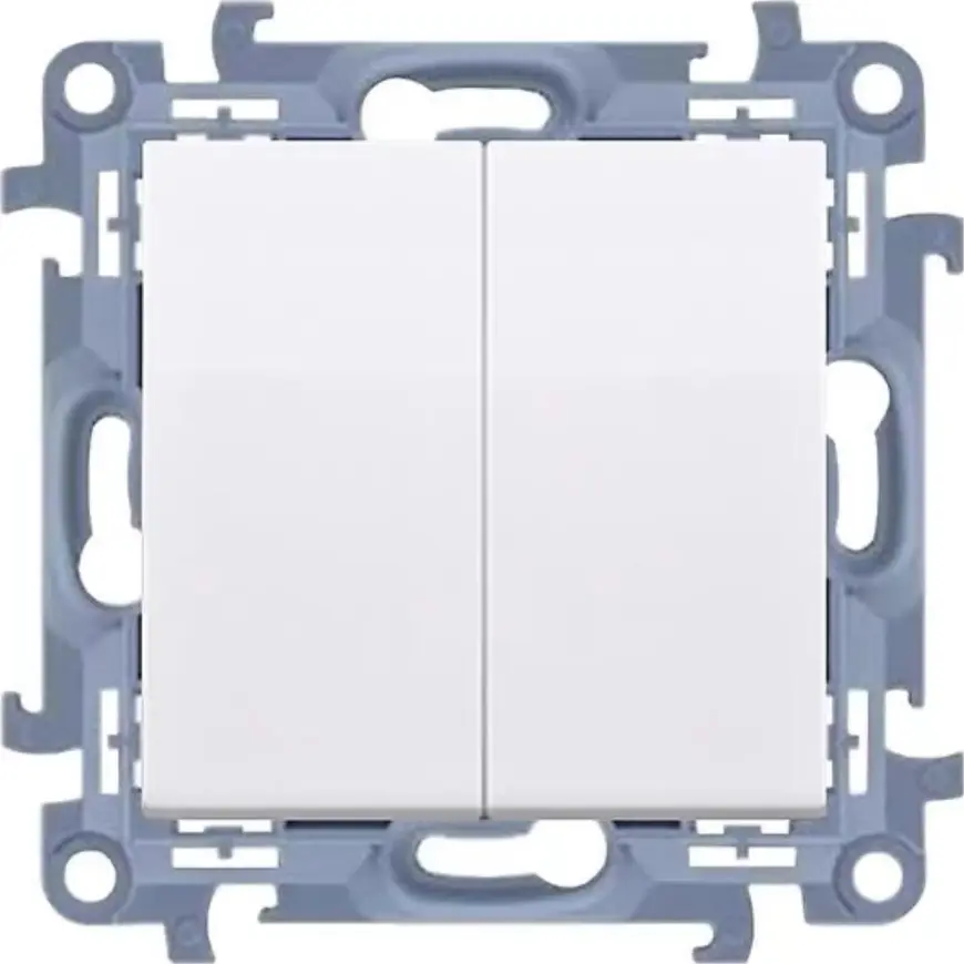 Vypínač lustrový CW5BL.01/11 s podsvietením LED biely
