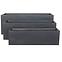 KVETINÁČ HC00592-3S 70X23X23 TMAVOŠEDÝ,2