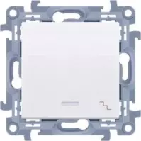 Vypínač schodiskový s podsvietením  LED BI CW6L.01/11