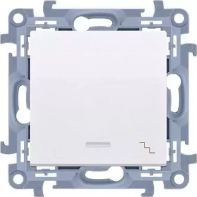 Vypínač schodiskový s podsvietením  LED BI CW6L.01/11