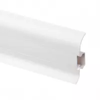 Podlahová lišta PVC Premium Classic 9003 biela
