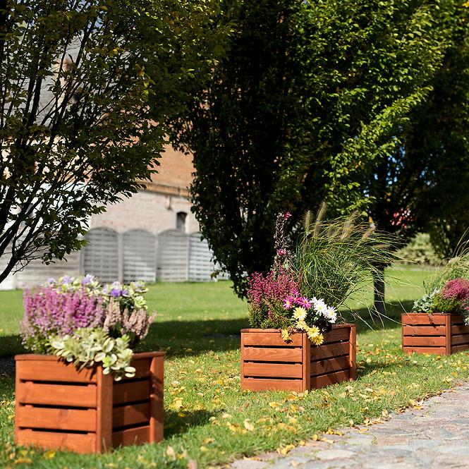 Drevený obal na kvety Kwartet I,4