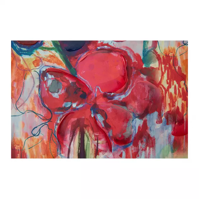 Obraz na plátne 80x80 Abstraktné kvety – graffiti,3