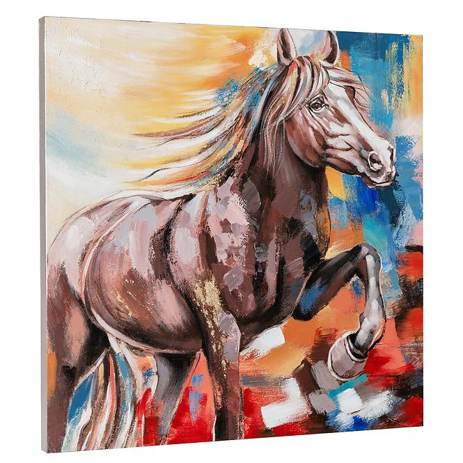 Obraz na plátne 80x80 Abstraktný kôň,2