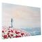 Obraz na plátne 80x120 Lucerna medzi kvetmi na pobreži,2