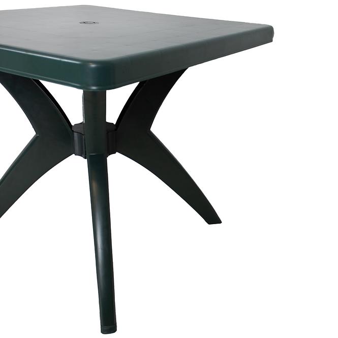 Stôl Dol 80x80 zelená