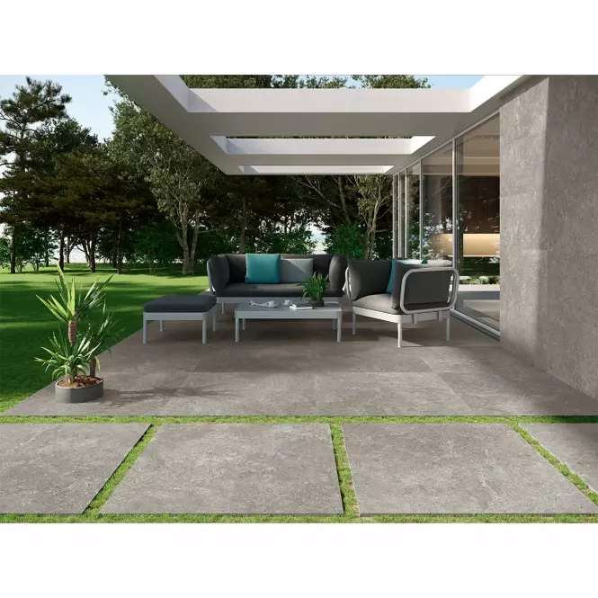Stoneland Grey Espesorado 120/120 Anti-Slip