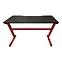 Písací stôl pre hráča Besartion 8768 čierna/červená,2