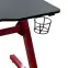 Písací stôl pre hráča Diodor 8768 čierna/červená+LED,5