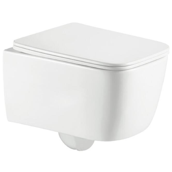 Závesná WC misa NEXT to s doskou voľne padajúca