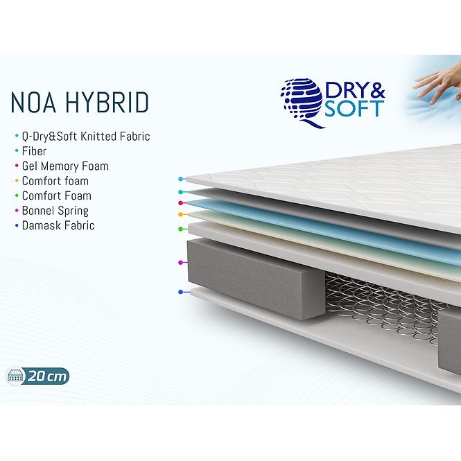 Matrac Noa Hybrid 160x200 H3 hybridný