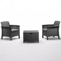 Záhradný komplet Venezia Terrace graphite