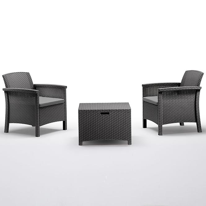 Záhradný komplet Venezia Terrace graphite