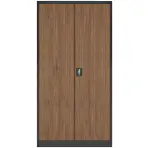 Skriňa Jan H kovová antracit/orech
