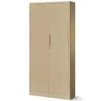 Kovová skriňa Jan H 90 cm – béžová, dvojdverová