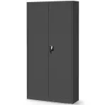 Kovová skriňa Tomasz 90 cm – antracit, dvojdverová