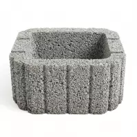 Svahová tvárnica Zora 26x29,5x14 cm sivá