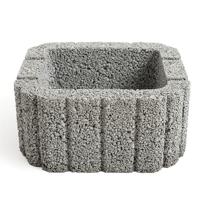 Svahová tvárnica Zora 26x29,5x14 cm sivá