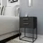 Nočný stolík 2S-40 antracit,4
