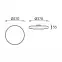 45ID LAMPA 04337 DOWBOR LED C 24W BLACK NW PL1,2