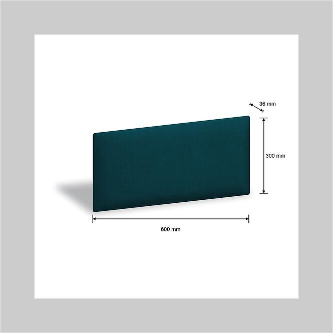 Čalúnený panel 30/60  mercury emerald,2