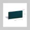 Čalúnený panel 30/60  mercury emerald,2