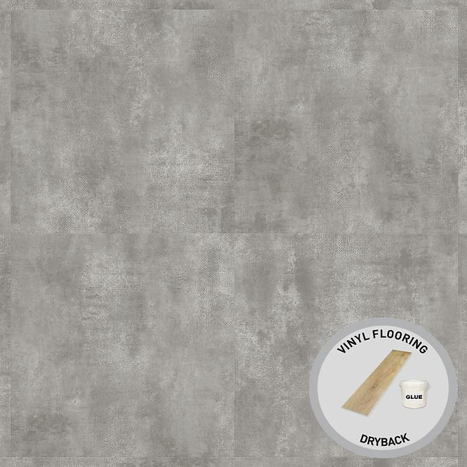 Lepené vinylové podlahy Betón Grey 2mm/0,4mm DryBack