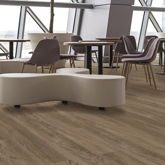 Lepené vinylové podlahy Dub Modern Brown 2mm/0,4mm DryBack