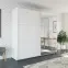 Skriňa Vigo 225 biela / zrkadlo,5