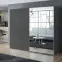 Skriňa Vigo 250 grafit / zrkadlo,4