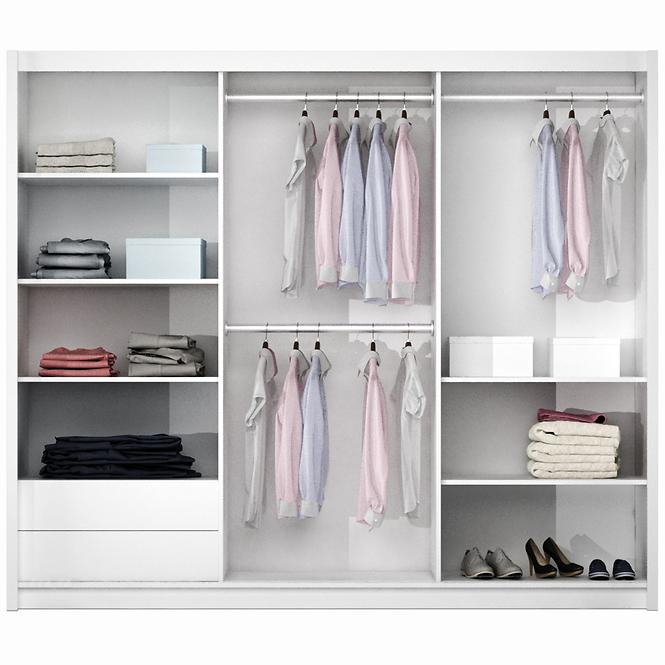 Skriňa Vigo 250 platinum / zrkadlo,3