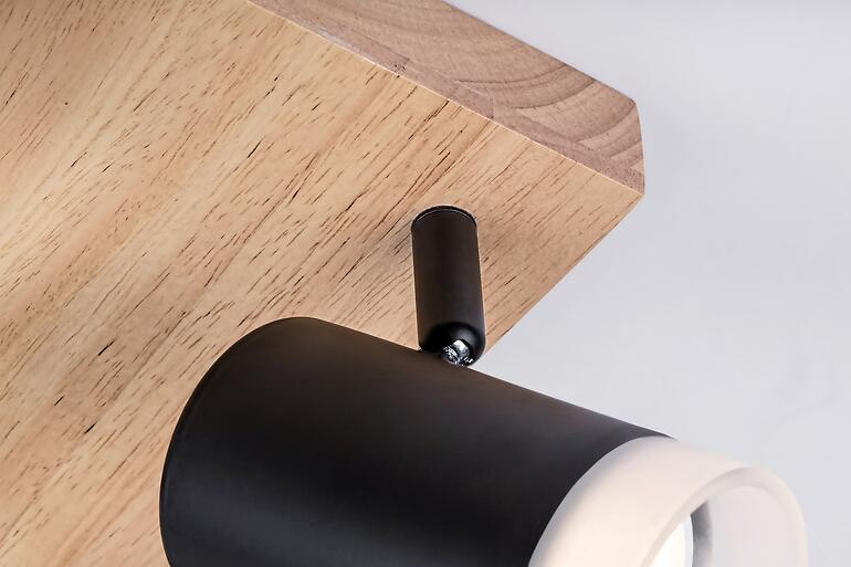 Stropné bodové svietidlo  TORAS GU10 4XMAX 5W LS4,4