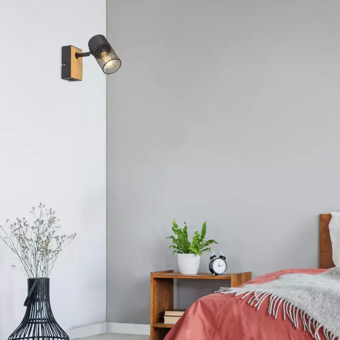 Nástenná lampa METTA E14 1XMAX 40W K1