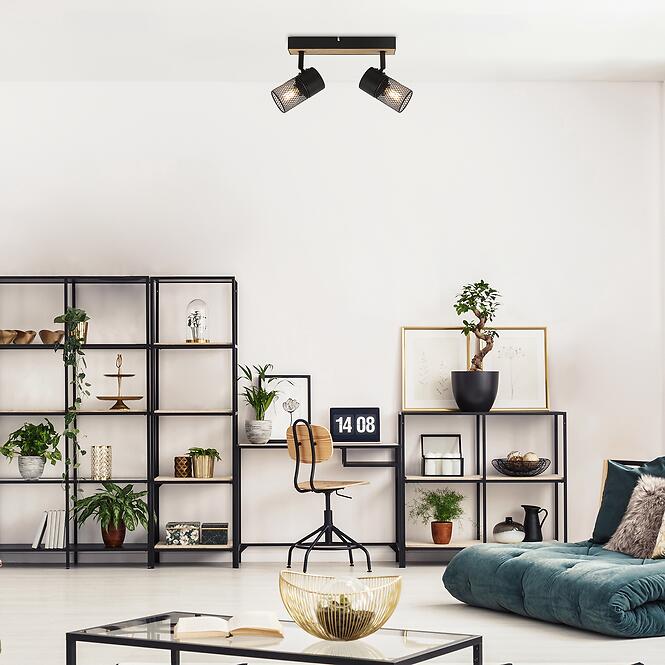 Stropné bodové svietidlo METTA E14 2XMAX 40W LS2