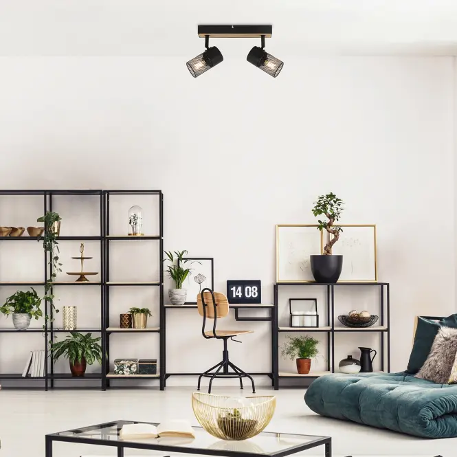 Stropné bodové svietidlo METTA E14 2XMAX 40W LS2,6