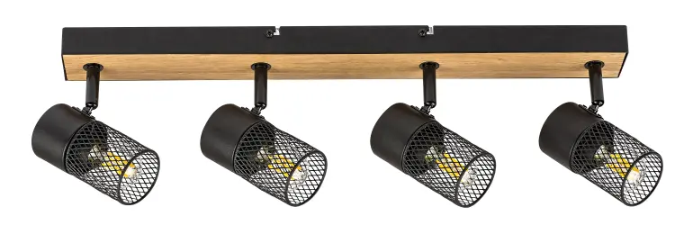 Stropné bodové svietidlo METTA E14 4XMAX 40W LS4,2