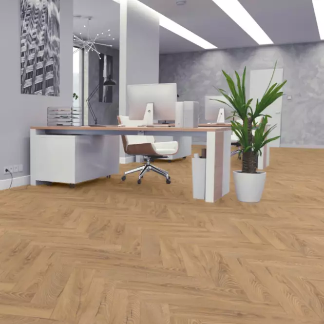 Laminátová podlaha vodeodolná Dub Inca Carpenter 8mm AC5 Herringbone K476,3