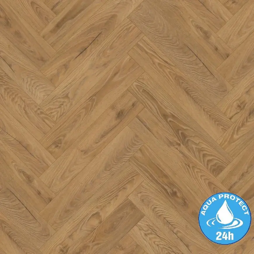 Laminátová podlaha vodeodolná Dub Inca Carpenter 8mm AC5 Herringbone K476