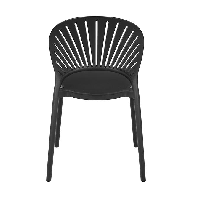 Záhradná stolička Rimini čierna