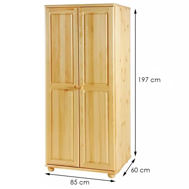 Borovicova skriňa Merkury SOS 85 cm,3