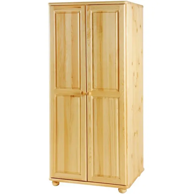 Borovicová skriňa Merkury 85 cm – borovica, dvojdverová,4