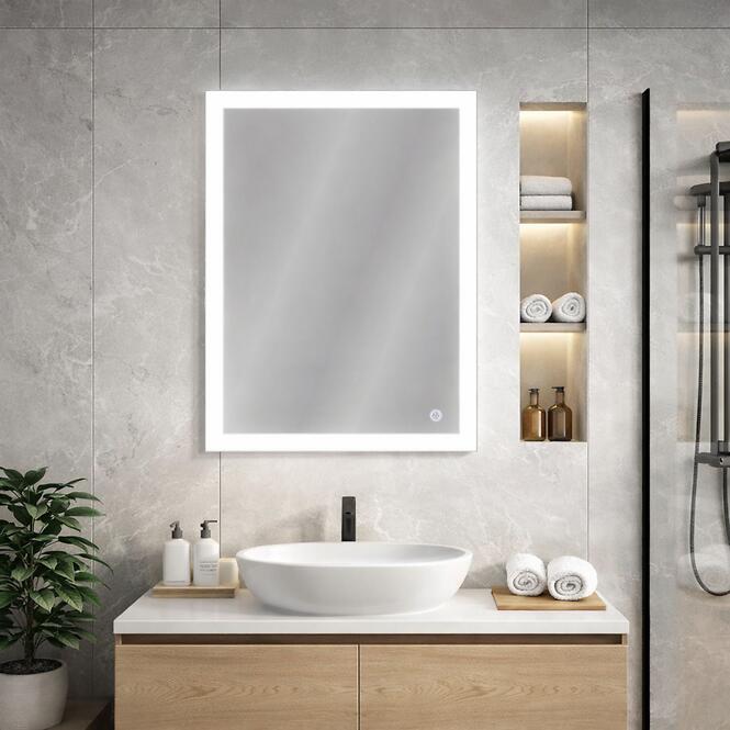 Zrkadlo LED 40 + dotykový spínač 60X80