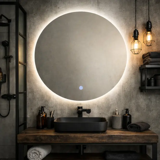 Zrkadlo LED FI80 + dotykový spínač